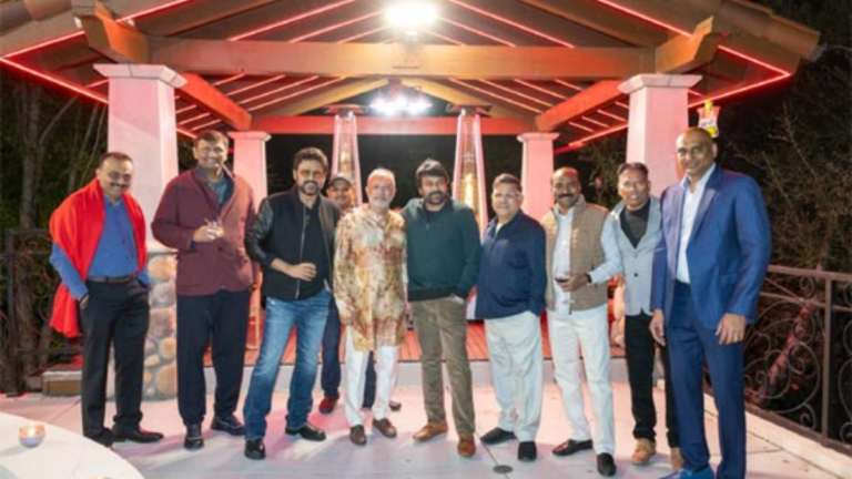 Legends Unite: Chiranjeevi and Victory Venkatesh’s Heartwarming Encounter