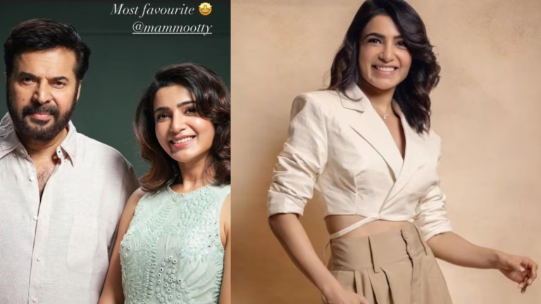 Samantha Shares Special Moment with Malayalam Icon Mammootty on Instagram