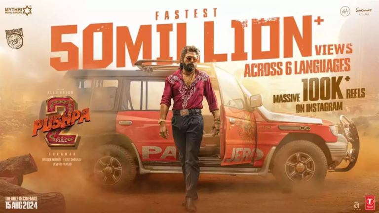 Pushpa The Rule’s First Single Breaks Records on YouTube: Allu Arjun’s Stylish Move Goes Viral