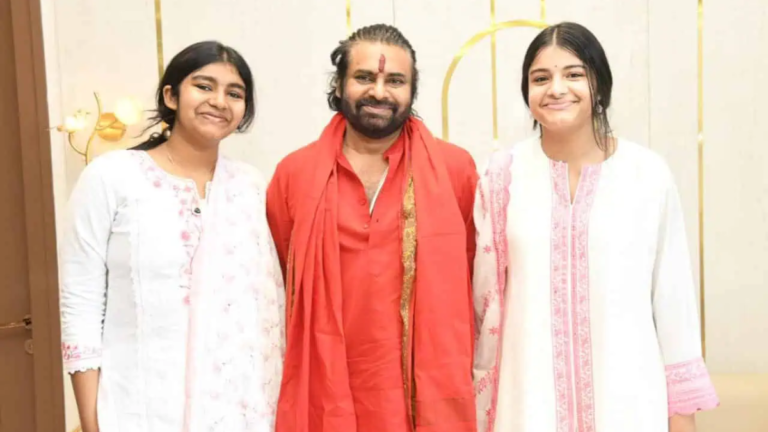 Pawan Kalyan Visits Tirupati with Daughters Amid Laddu Controversy