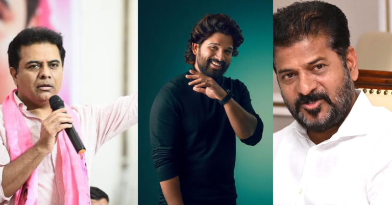 Allu Arjun’s Slip Becomes KTR’s Weapon to Roast Revanth Reddy